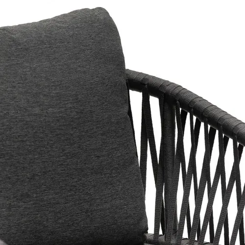 Fauteuil Oriengo Mailles Anthracite/graphite Hespéride