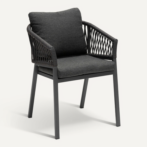 Fauteuil Oriengo Mailles Anthracite/graphite Hespéride