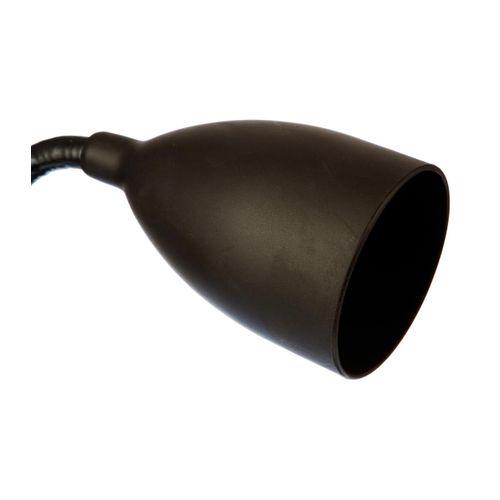 Lampe Pince En Silicone Et Métal Noir
