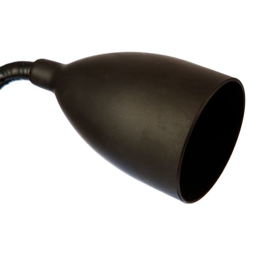 Lampe Pince En Silicone Et Métal Noir