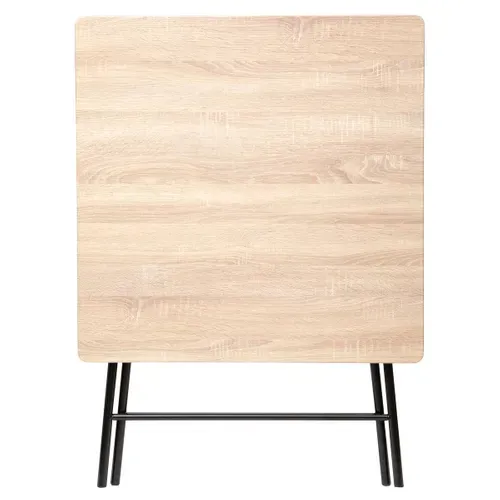 Table Pliante 4 Places Effet Bois