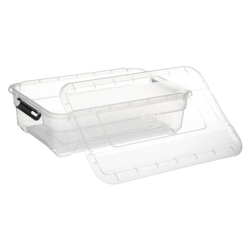 Boîte En Plastique Transparente "solutions+" 26,5l - Boite de rangement BUT