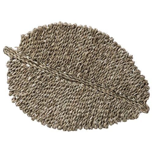 Set De Table En Roseau "feuille" 33x48cm Naturel