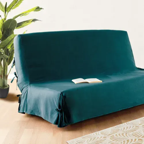 Housse De Clic Clac Bleu Canard 140 X 200 Cm