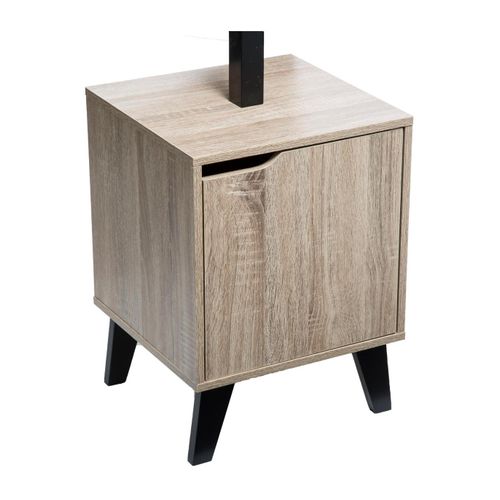 Porte Manteaux 8 Patères Sur Caisson De Rangement En Bois