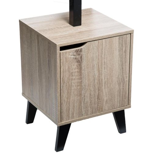 Porte Manteaux 8 Patères Sur Caisson De Rangement En Bois