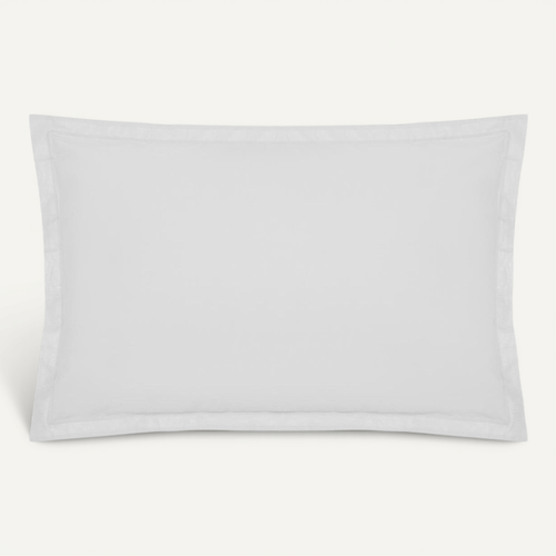 Taie D'oreiller En Coton Blanc 50 X 70 Cm