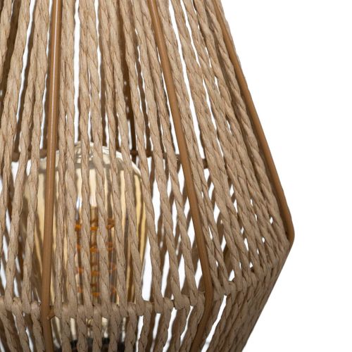 Lampe à Poser Corde Nature H 32 Cm