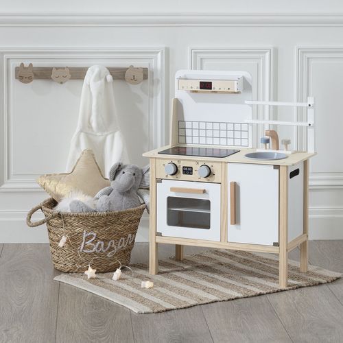 Cuisine En Bois - Blanc Et Bois