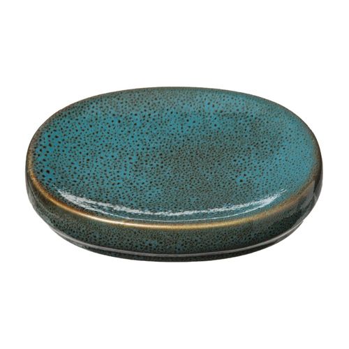 Porte-savon En Céramique Vert Émaillé
