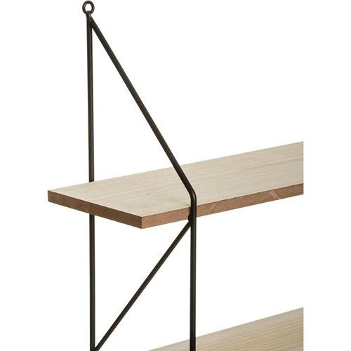 Étagere Murale En Métal Et Mdf Iris 60x80 Cm Beige