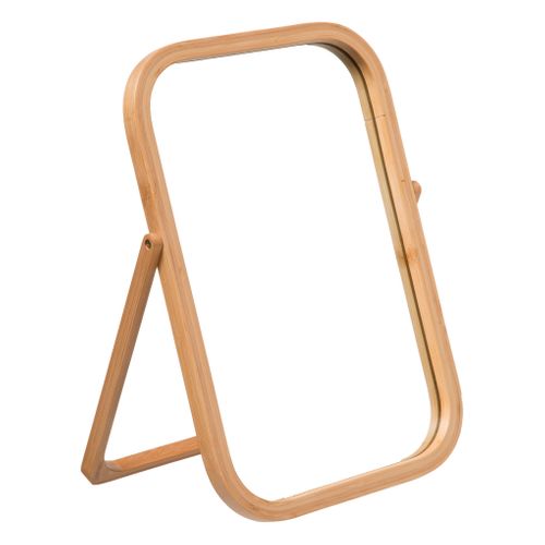 Miroir à poser pivot 39x28 cm - Beige