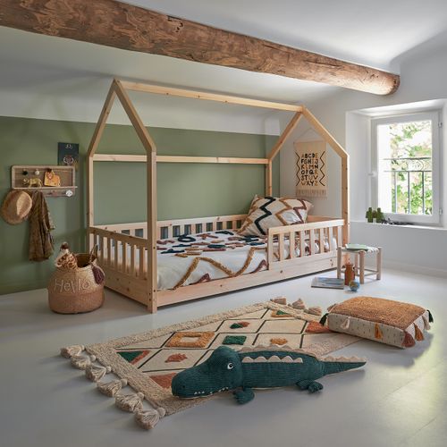 Lit Cabane "enfant" 90x190cm Naturel