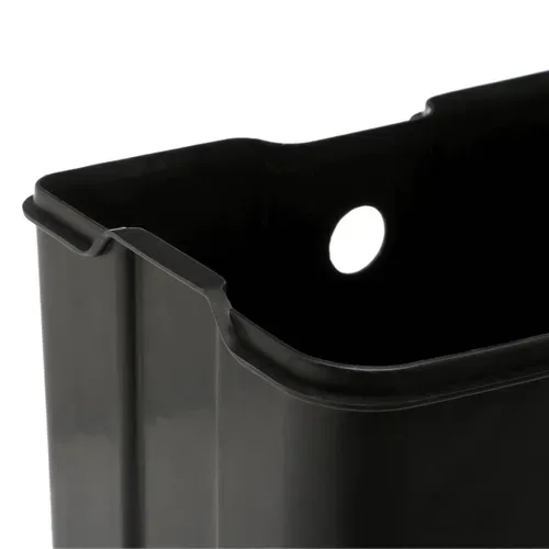 Poubelle à Pédale 6l En Métal Inox Avec Couvercle Frein De Chute