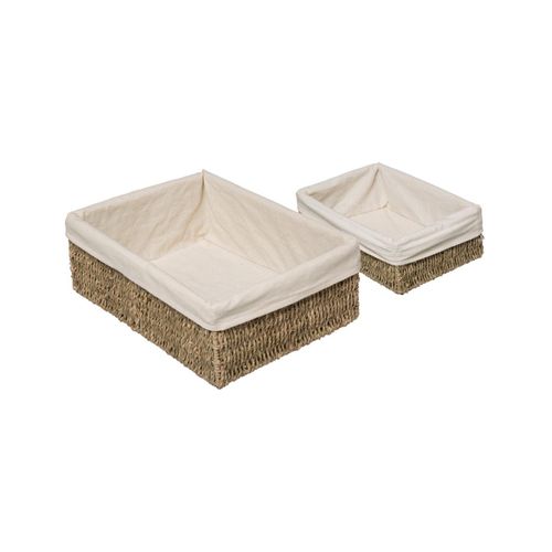 Set De 2 Paniers De Rangement En Seagrass