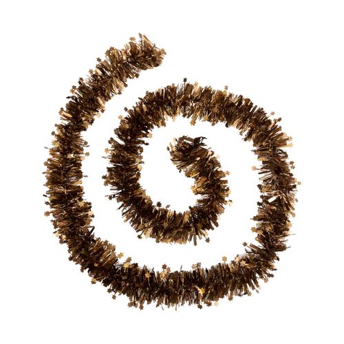 Guirlande De Noël Large 10 Cm Avec étoiles Laser Vert Amande Longueur 2