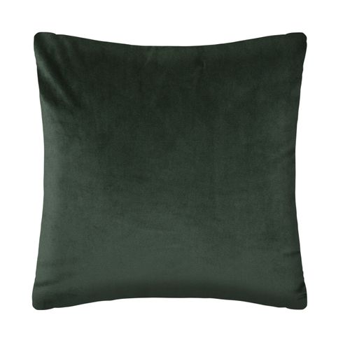 Housse De Coussin Jacquard Vert Cèdre et Tropical 40 X 40 Cm