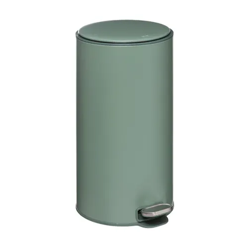 Poubelle Ronde 30 Litres En Métal Vert
