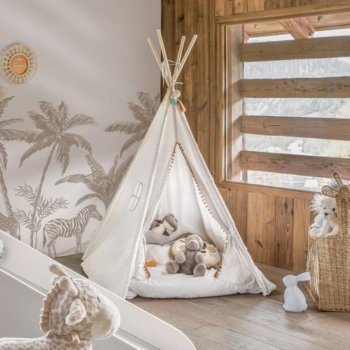 Tipi Enfant Toile Beige Lin H 160 Cm