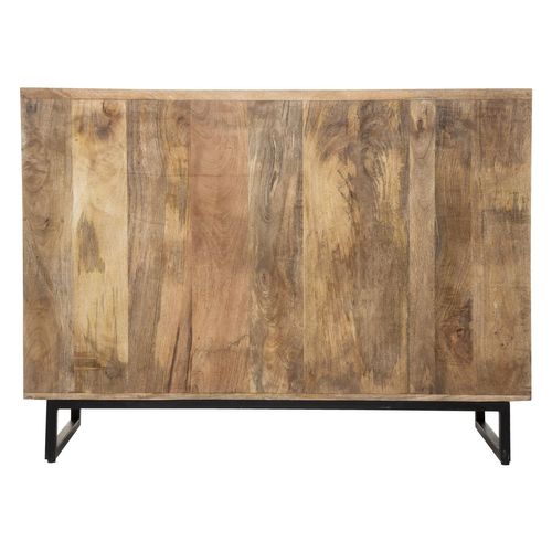 Commode 12 Tiroirs Ajay En Bois Blanchi - Beige