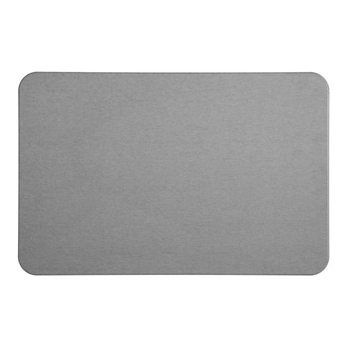 Tapis salle de bain 39x60 cm DIATO Gris vue de face