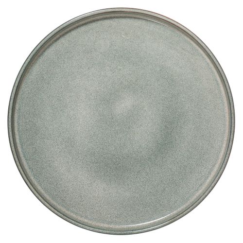 Assiette plate Ø. 27 cm TERRE INCONNUE Vert vue 3/4