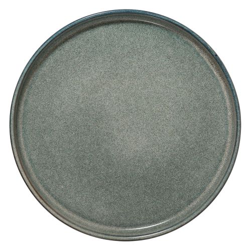 Assiette à dessert Ø. 21 cm TERRE INCONNUE Vert vue 3/4