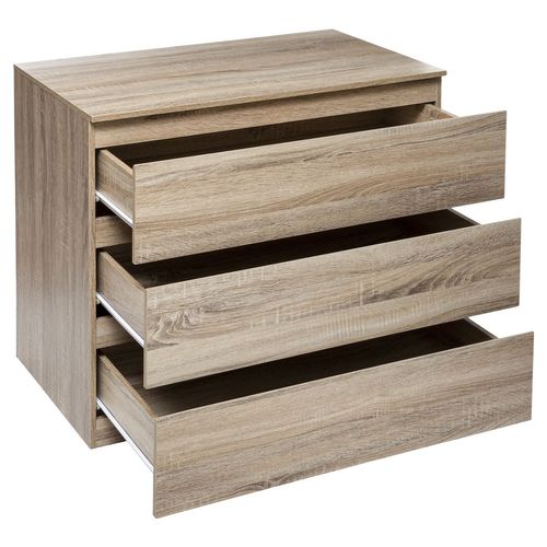 Commode De Chambre 3 Tiroirs - Bois