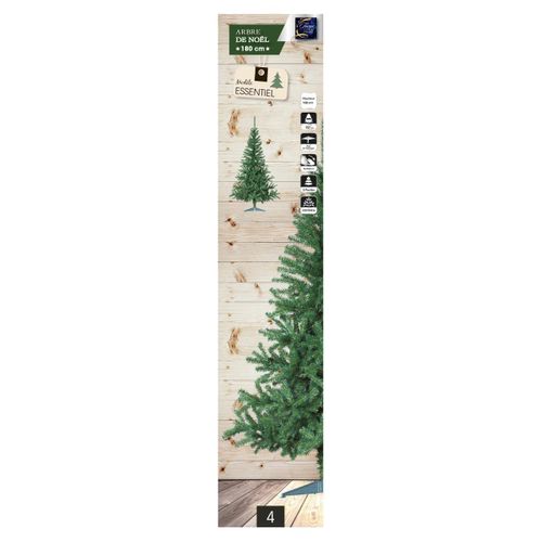 Sapin De Noël Artificiel Vert H 180 Cm