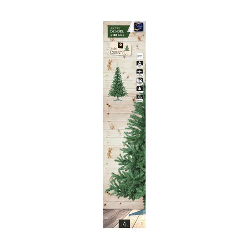 Sapin De Noël Artificiel Vert H 180 Cm