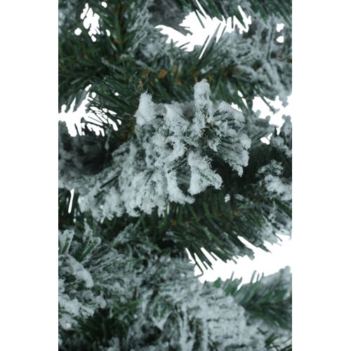 Sapin De Noël Artificiel Vert Floqué Enneigé H 150 Cm