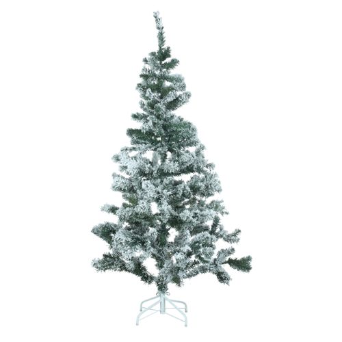 Sapin De Noël Artificiel Vert Floqué Enneigé H 150 Cm