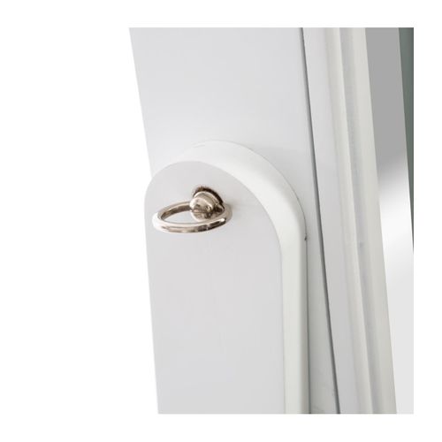 Armoire bijoux LED H. 156 cm BETTANY Blanc vue accessoires