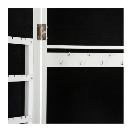 Armoire bijoux LED H. 156 cm BETTANY Blanc