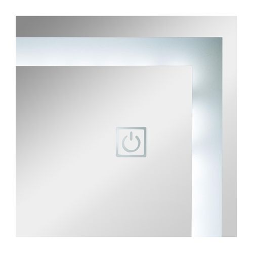 Armoire bijoux LED H. 156 cm BETTANY Blanc