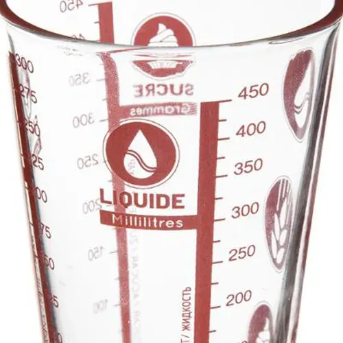 Verre mesureur Transparent vue détaillée