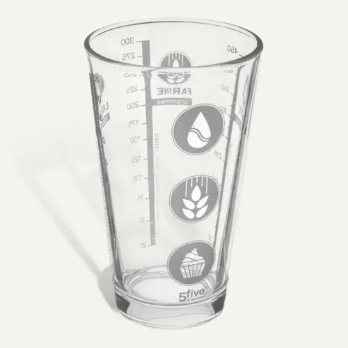 Verre mesureur Transparent vue 3/4