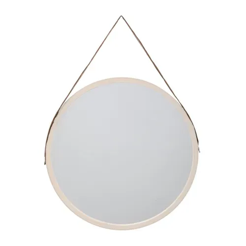 Miroir Mural En Bambou D 38 Cm