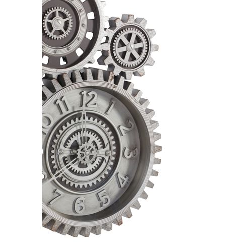 Horloge H.58 Cm Engrenage Marron