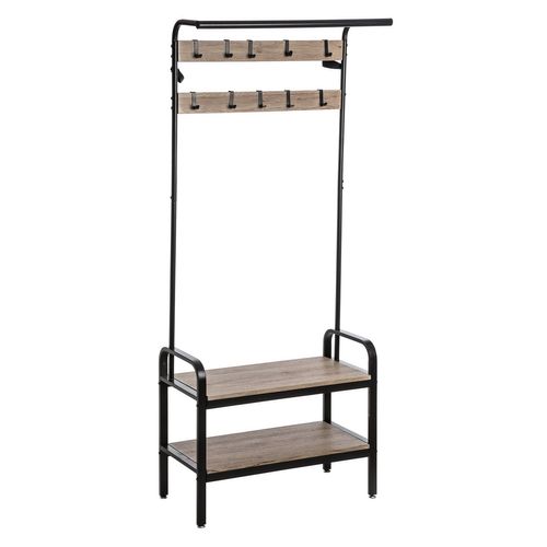 Meuble D'entrée Vestiaire "jano" 170cm Naturel