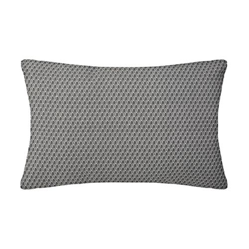 Coussin Décoratif Déhoussable En Coton Gris Otto 30 X 50 Cm