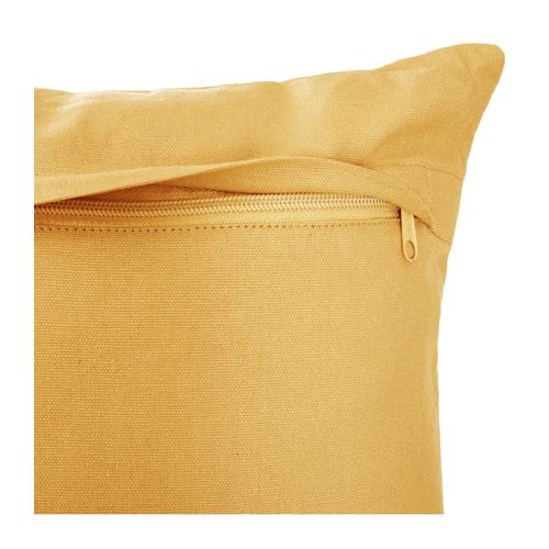 Coussin Décoratif Déhoussable En Coton Ocre Otto 30 X 50 Cm