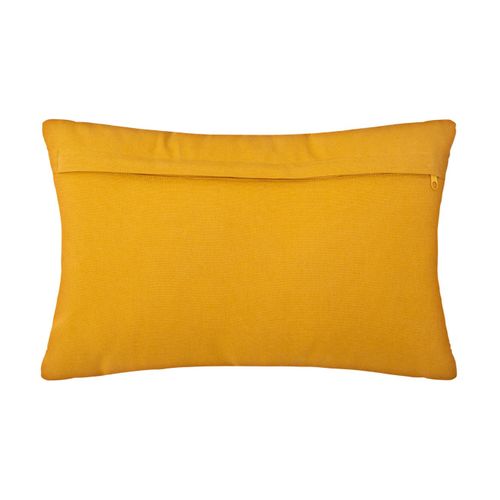 Coussin Décoratif Déhoussable En Coton Ocre Otto 30 X 50 Cm