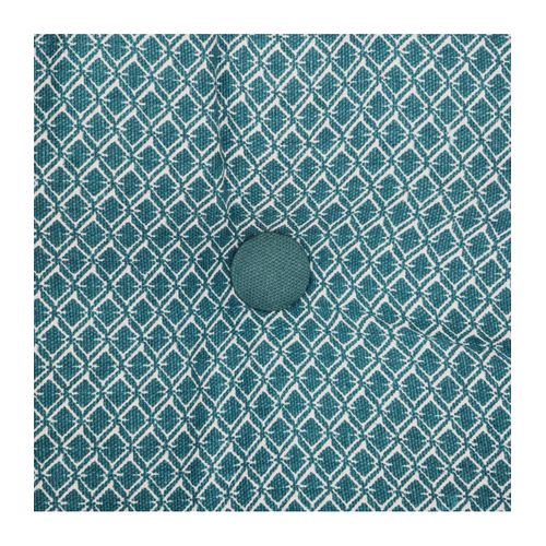 Coussin De Sol En Coton Bleu  Motif Otto 40 X 40 Cm