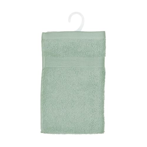 Serviette De Toilette En Coton Vert Céladon Tissu Éponge 30 X 50 Cm