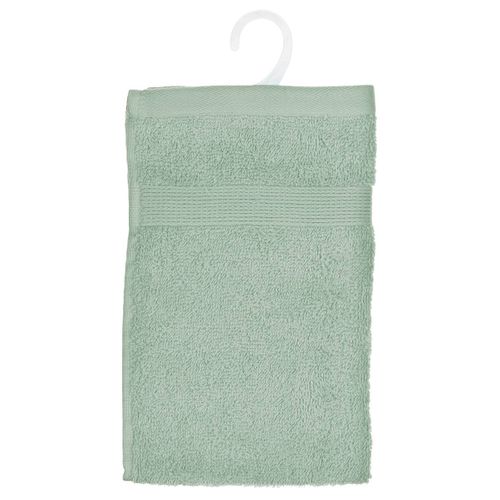 Serviette De Toilette En Coton Vert Céladon Tissu Éponge 30 X 50 Cm