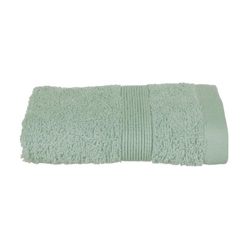 Serviette De Toilette En Coton Vert Céladon Tissu Éponge 30 X 50 Cm