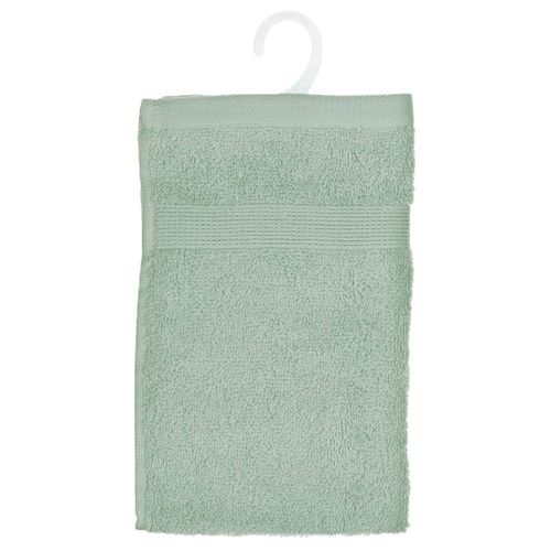 Serviette De Toilette En Coton Vert Céladon Tissu Éponge 30 X 50 Cm