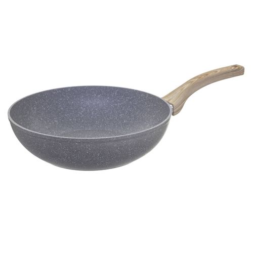 Wok Aluminium Forgé "nature" 28cm