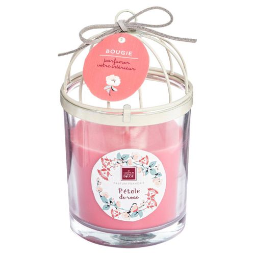 Bougie Parfumée Dans Pot En Verre Avec Couvercle En Métal 200g